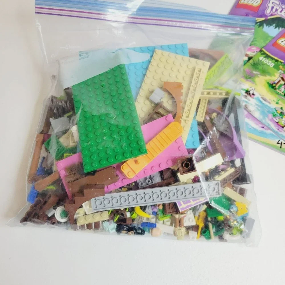 Lego Friends Jungle Rescue Base, NOT Assembled, Some Missing Pieces
